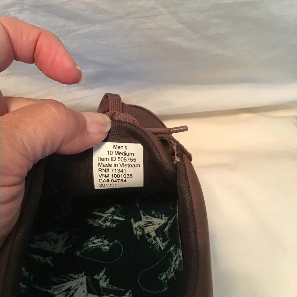 L.L. Bean mens brown leather Mountainside Oxfords NWOB - Picture 6 of 7